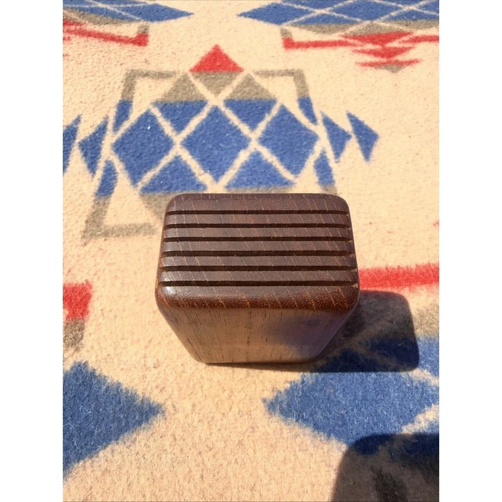 Vintage Wood  Heart made Trinket Box / Ornate‎ Design And With Sliding Lid